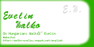 evelin walko business card